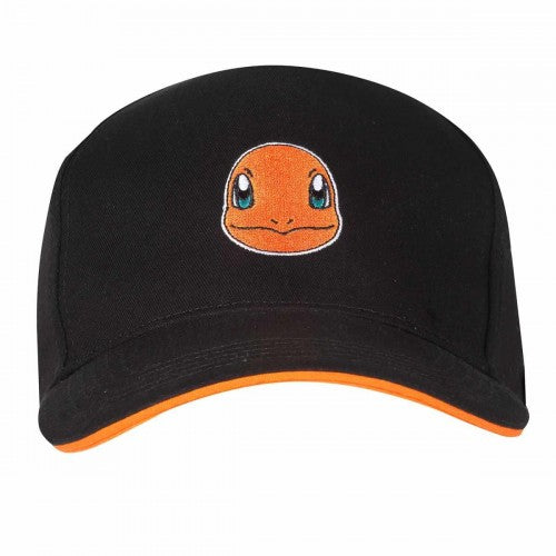 Front - Pokemon Charmander Badge Baseball Cap