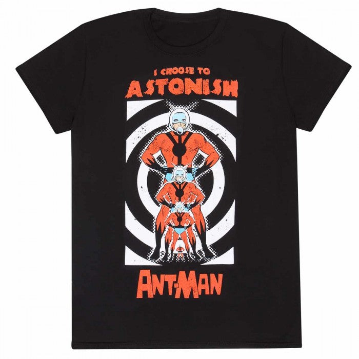 Front - Ant-Man Unisex Adult Astonish T-Shirt