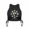 Front - Nightmare Before Christmas Womens/Ladies Mystic Night Ruched Side Tank Top