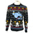 Front - Aladdin Unisex Adult Knitted Genie Christmas Jumper