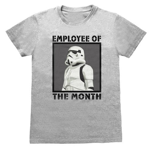 Front - Star Wars Unisex Adult Employee Of The Month Stormtrooper T-Shirt