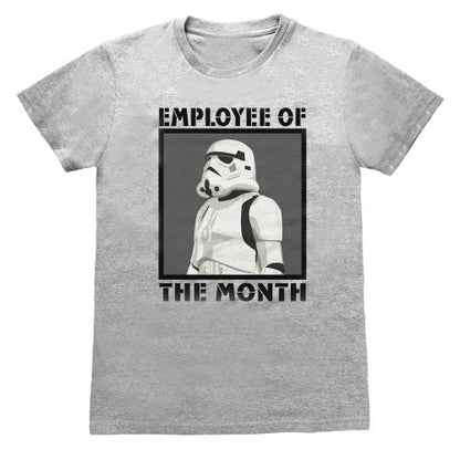 Front - Star Wars Unisex Adult Employee Of The Month Stormtrooper T-Shirt