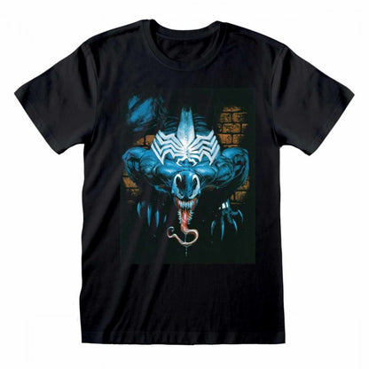 Front - Venom Unisex Adult Wall Lurker T-Shirt