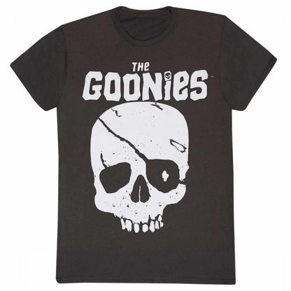 Front - The Goonies Unisex Adult Skull Logo T-Shirt