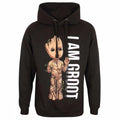 Front - I Am Groot Unisex Adult Profile Pullover Hoodie