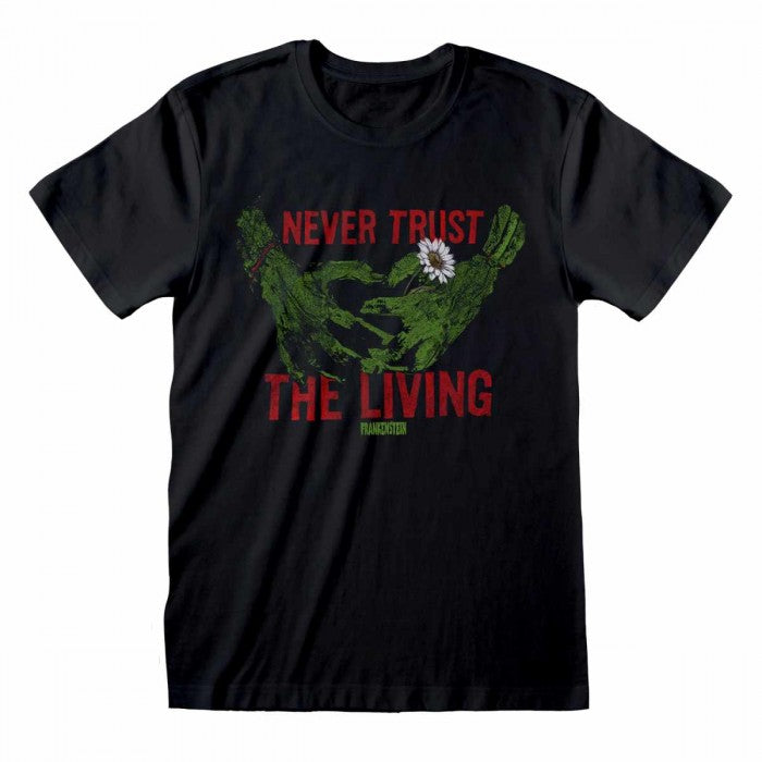 Front - Universal Monsters Unisex Adult Never Trust The Living T-Shirt