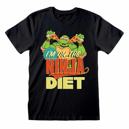 Front - Teenage Mutant Ninja Turtles Unisex Adult Ninja Diet T-Shirt