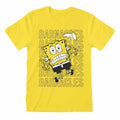 Front - SpongeBob SquarePants Unisex Adult Barnacles T-Shirt