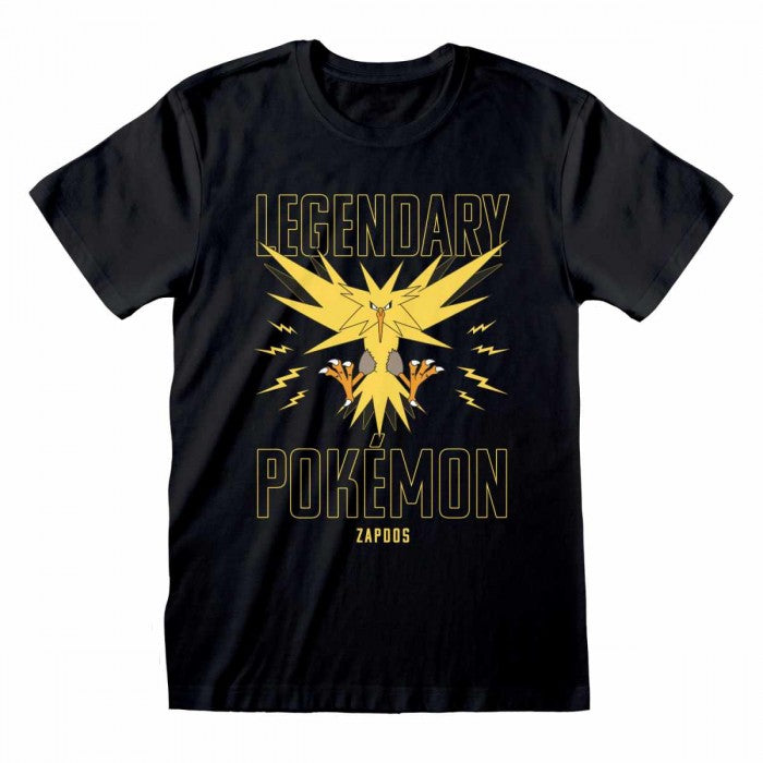 Front - Pokemon Unisex Adult Legendary Zapdos T-Shirt