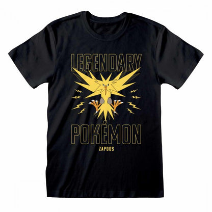 Front - Pokemon Unisex Adult Legendary Zapdos T-Shirt