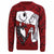 Front - Nightmare Before Christmas Unisex Adult Jack and Sally Knitted Sweatshirt