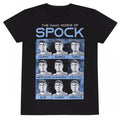 Front - Star Trek Unisex Adult Many Moods Of Spock T-Shirt