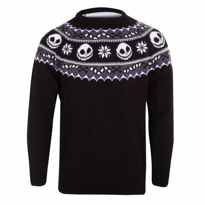 Front - Nightmare Before Christmas Unisex Adult Jack Skellington Sweatshirt