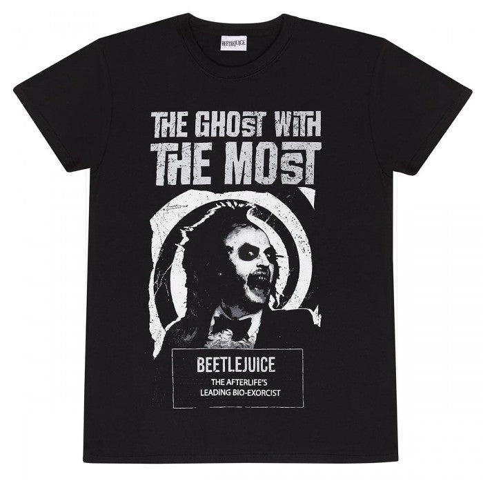 Front - Beetlejuice Unisex Adult Wanted T-Shirt