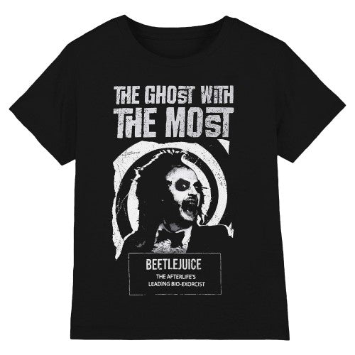 Front - Beetlejuice Unisex Adult Wanted T-Shirt