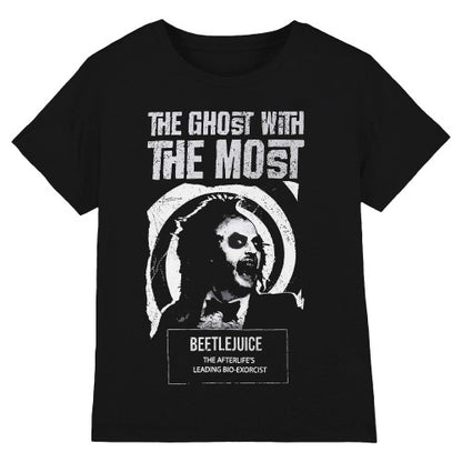 Front - Beetlejuice Unisex Adult Wanted T-Shirt