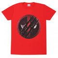 Front - Deadpool & Wolverine Unisex Adult Slash Logo T-Shirt