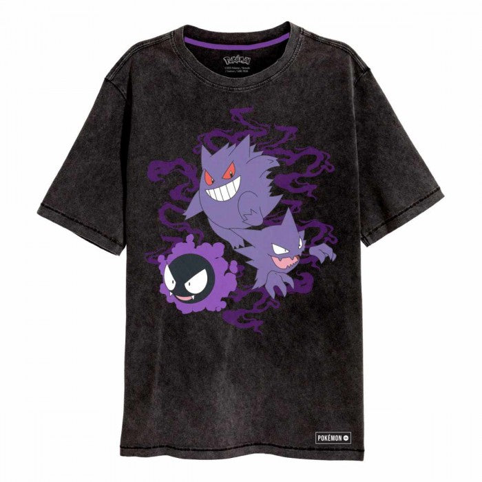Front - Pokemon Unisex Adult Ghosts T-Shirt