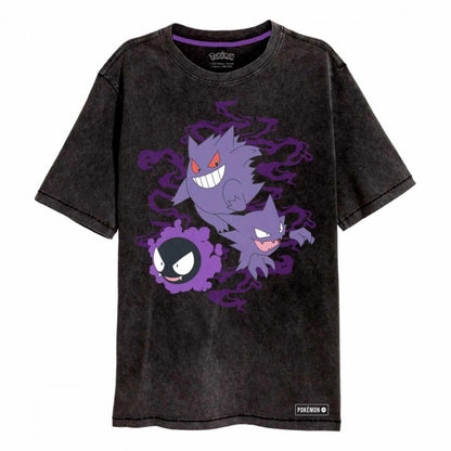 Front - Pokemon Unisex Adult Ghosts T-Shirt