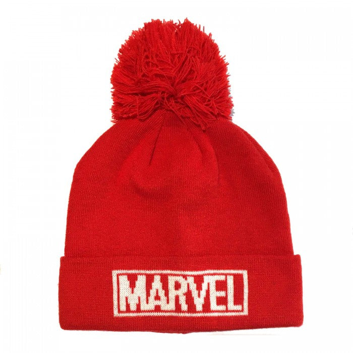 Front - Marvel Comics Unisex Adult Logo Beanie