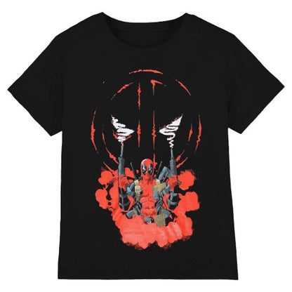 Front - Deadpool Unisex Adult Smoking T-Shirt