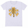 Front - Garfield Unisex Adult Wall Smash T-Shirt