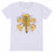 Front - Garfield Unisex Adult Wall Smash T-Shirt