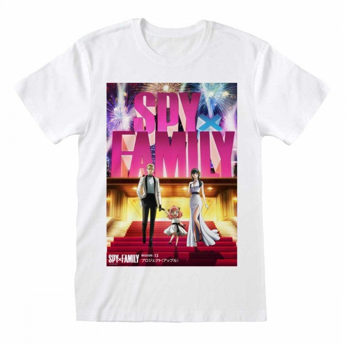 Front - Spy x Family Unisex Adult Opening Night T-Shirt