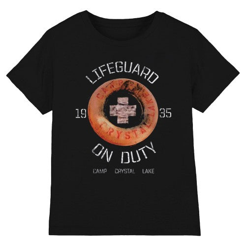 Front - Friday The 13th Unisex Adult Crystal Lake Lifeguard T-Shirt