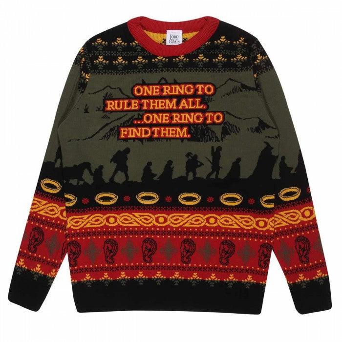 Front - Lord Of The Rings Unisex Adult I´m Looking For Someone Knitted Jumper