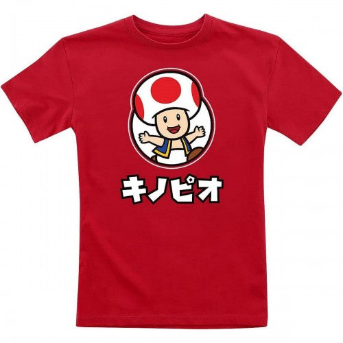 Front - Super Mario Unisex Adult Toad T-Shirt