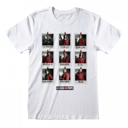 Front - Money Heist Unisex Adult Mask T-Shirt