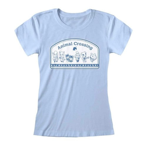 Black - Front - Animal Crossing Womens-Ladies Timmy & Tommy Fitted T-Shirt