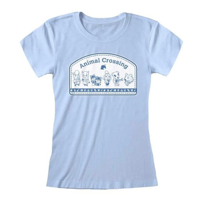 Black - Front - Animal Crossing Womens-Ladies Timmy & Tommy Fitted T-Shirt