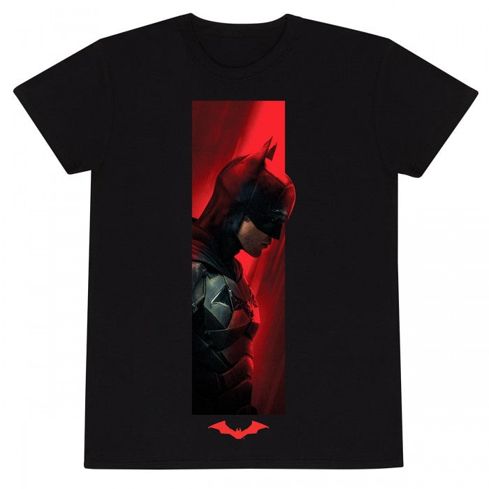Front - Batman Unisex Adult Strip T-Shirt