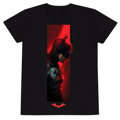 Front - Batman Unisex Adult Strip T-Shirt