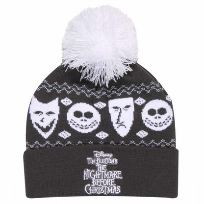 Front - The Nightmare Before Christmas Unisex Adult Misfits Beanie