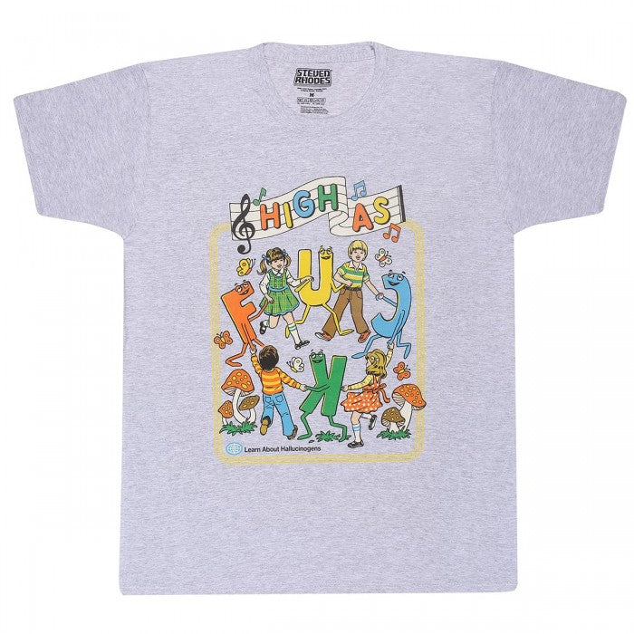 Front - Steven Rhodes Unisex Adult Hi As F T-Shirt