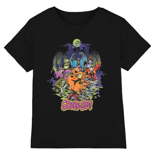 Front - Scooby Doo Unisex Adult Villains Characters T-Shirt