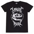 Front - Jurassic World Unisex Adult Horror Text T-Shirt