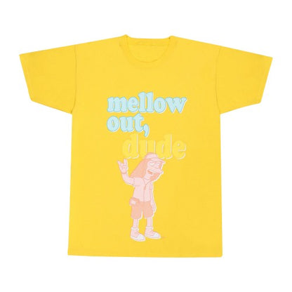 Front - The Simpsons Unisex Adult Mellow Out Dude T-Shirt
