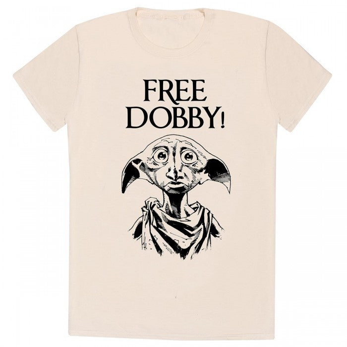 Front - Harry Potter Unisex Adult Free Dobby T-Shirt