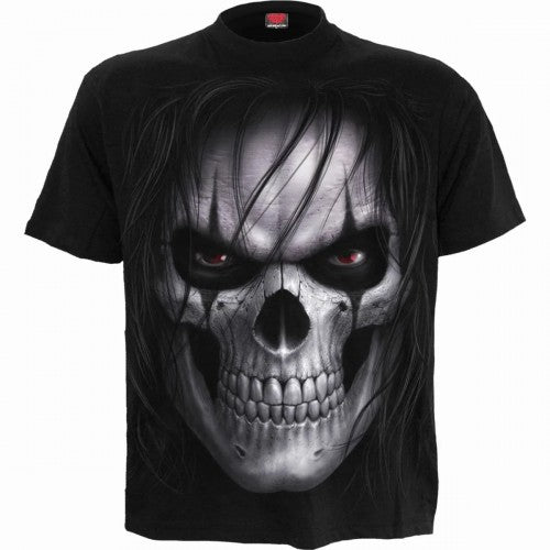 Front - Spiral Direct Unisex Adult Night Stalker T-Shirt