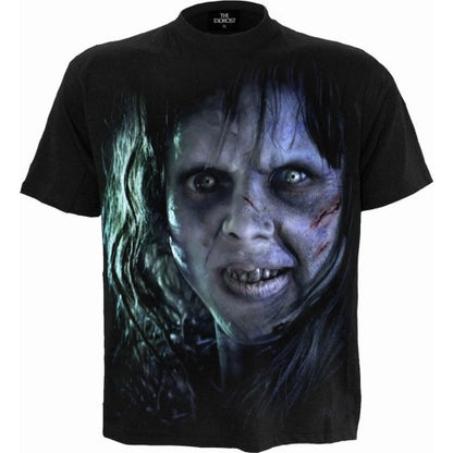 Front - The Exorcist Unisex Adult Regan T-Shirt