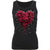 Front - Spiral Direct Womens/Ladies Bleeding Heart Sleeveless Top
