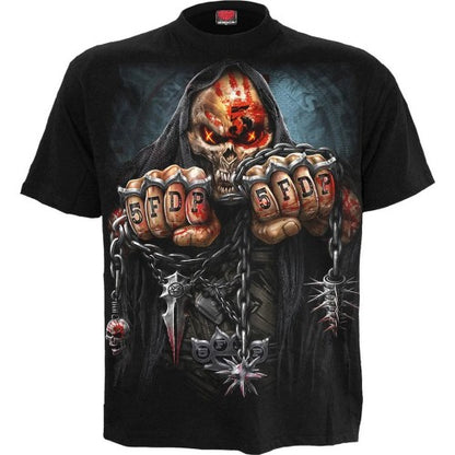Front - Spiral Direct Unisex Adult Game Over Five Finger Death Punch T-Shirt