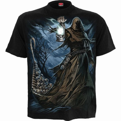 Front - Spiral Direct Unisex Adult Ferryman T-Shirt