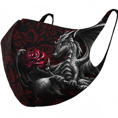 Front - Spiral Direct Dragon Rose Face Mask