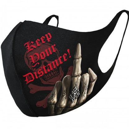 Front - Spiral Direct Keep Your Distance Face Mask