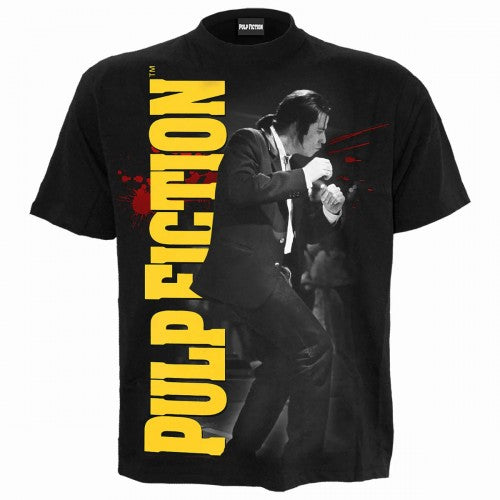 Front - Spiral Direct Unisex Adult Dance Pulp Fiction T-Shirt